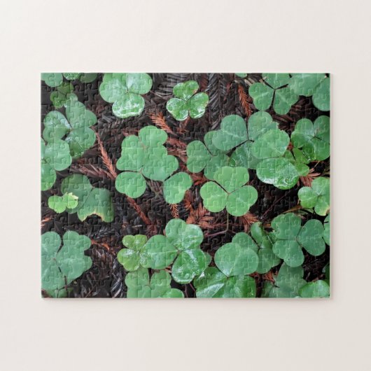 St Patrick's Day March Madness Clover Puzzle Legpuzzel (Horizontaal)