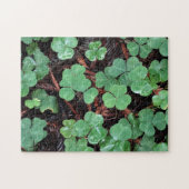 St Patrick's Day Marche folie Puzzle de trèfle (Horizontal)
