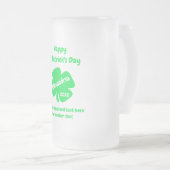 St Patrick's Day Matglas Bierpul (Voorkant rechts)