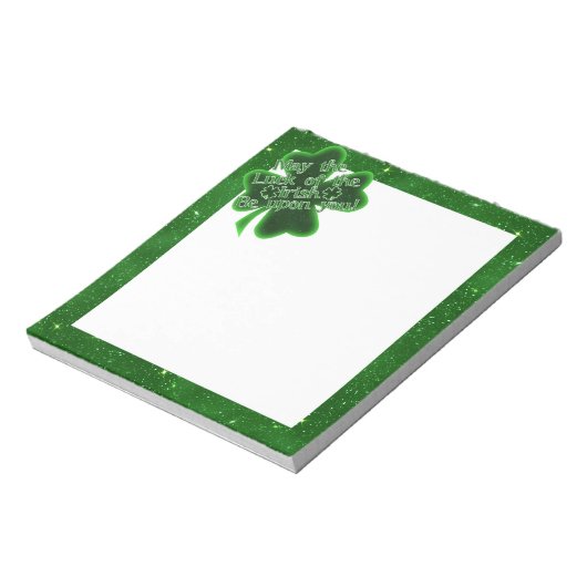 St. Patrick's Day - May the Luck of the Irish... Notitieblok (Gedraaid)