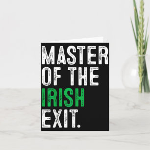 St. Patrick's Day meester van de Ierse exit Iers Kaart