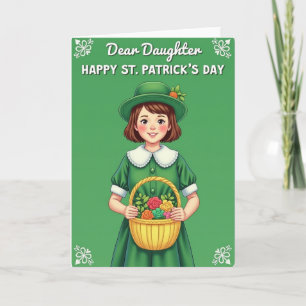 St. Patrick's Day Meisje Joy Kaart