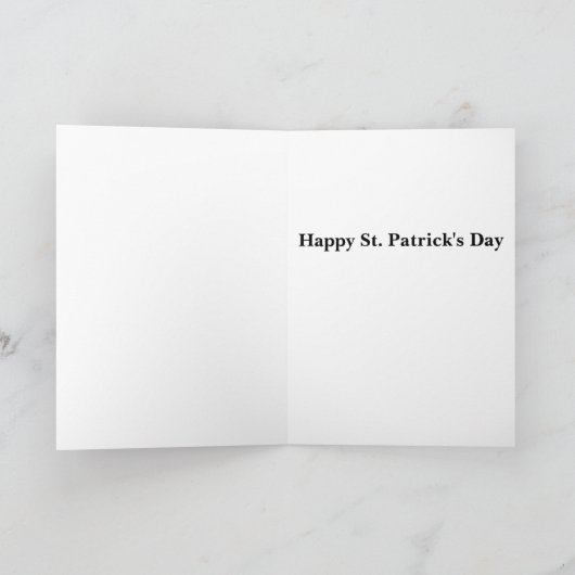 St. Patrick's Day Meisje Kaart