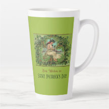 St. Patrick's Day Meisje met Shamrocks