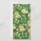 St Patrick's Day meisje verjaardag Bedankkaart (Achterkant)