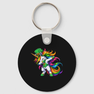 St Patricks Day Meisjes Vrouwen Jongens Dabbing Ee Sleutelhanger