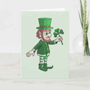 St. Patrick's Day met Leprechaun Kaart