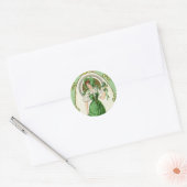  St. Patrick's Day, Mijn  Ierse Colleen Ronde Sticker (Envelop)