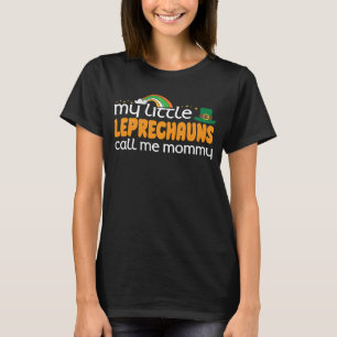 St Patrick's Day Moeder Mama's Lucky Charm Ierse M T-shirt