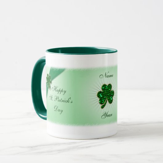 St. Patrick's Day Mok (Voorkant links)