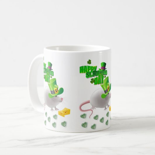 St. Patrick's Day mok (Voorkant links)