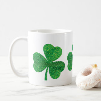 St. Patrick's Day Mok - Lucky Shamrock Coffee Cup,
