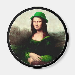 St. Patrick's Day Mona Lisa Magneet