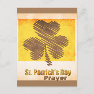 St. Patrick's Day Old Irish Prayer Briefkaart