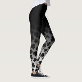 St. Patrick's Day Ombre & Black Shamrock 2 Leggings (Rechts)