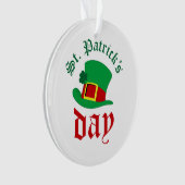 St.Patrick's day Ornament (voorkant)