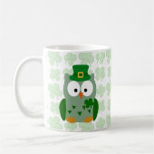St. Patrick's Day Owl Koffiemok (Links)