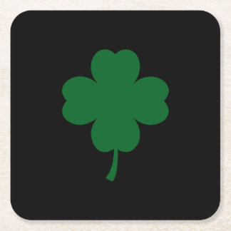 St. Patrick's Day Paper Coaster Vierkante Kartonnen Onderzetter
