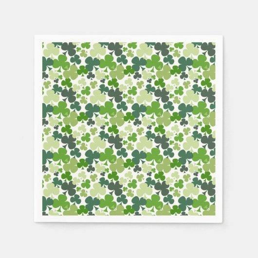 St. Patrick's Day Paper Cocktail Napkins Servetten (Voorkant)