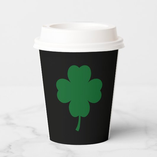 St. Patrick's Day Paper Cups  Papieren Bekers (Achterkant)