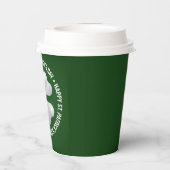 St Patrick's Day Paper Cups Papieren Bekers (Achterkant)