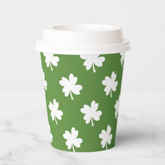 St Patrick's Day Paper Cups Papieren Bekers (Achterkant)