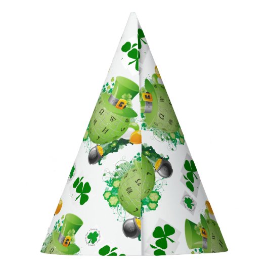 St. Patrick's Day Paper Pet Feesthoedjes (Achterkant)