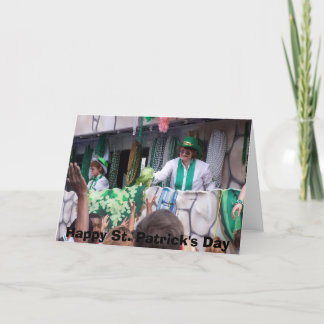St Patricks Day Parade Kaart