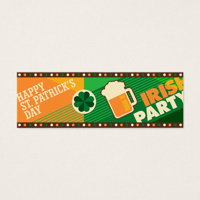 St Patrick's Day Parti Shamrock irlandais (Devant)