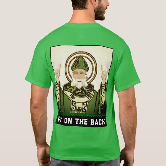 St. Patrick's Day Party Apparel T-shirt (Achterkant)