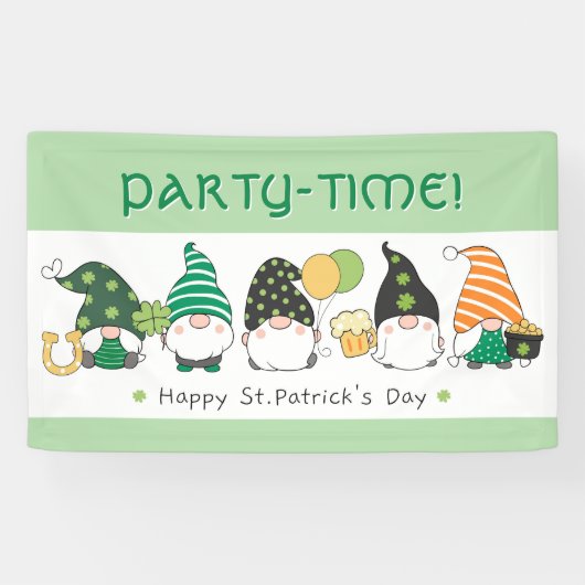St Patrick's Day party banner (Horizontaal)