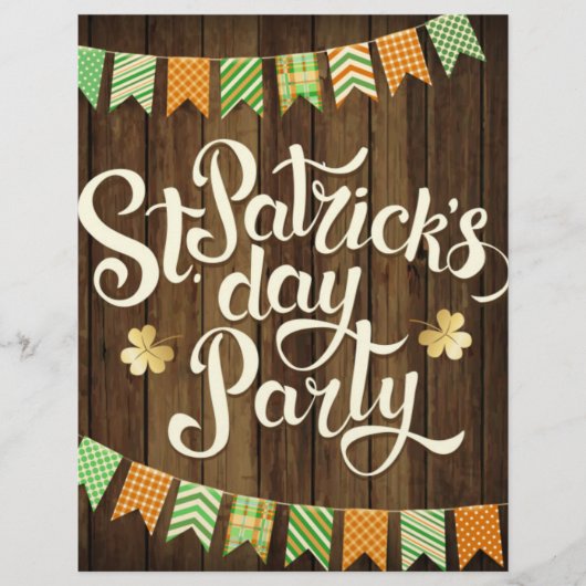 St. Patrick's Day Party Event Flyer (Voorkant)