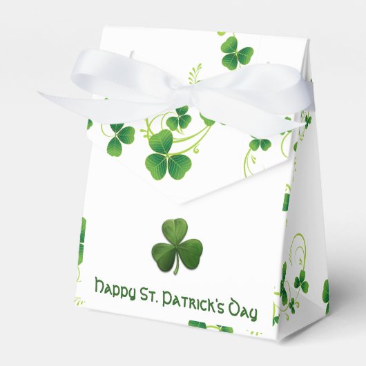 St. Patrick's Day Party Favors Bedankdoosjes (Voorkant Zijde)