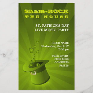 St. Patrick's Day Party flyer