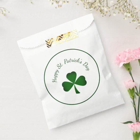 St. Patrick's Day Party Green Shamrock Bedankzakje (Gezegeld)