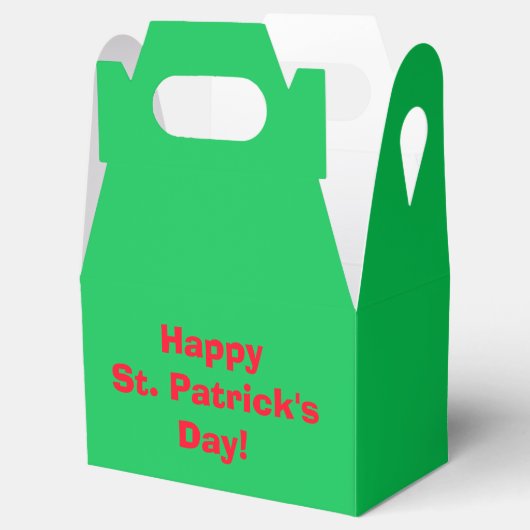 St. Patrick's Day Party Groen Rood 4Polly Bedankdoosjes (Geopend)