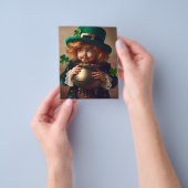 St Patrick's Day Party Ierse kinderpot van goud Flyer (Hand)