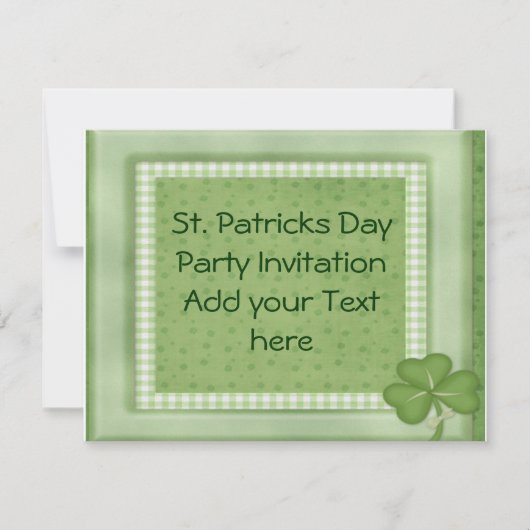 St. Patrick's Day Party Invitation (Devant)