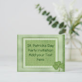 St. Patrick's Day Party Invitation (Debout devant)