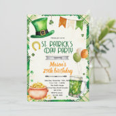 St. Patrick's Day Party Invitation (Debout devant)