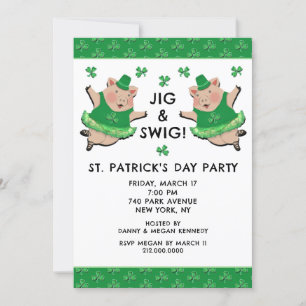 St. Patrick's Day Party Kaart