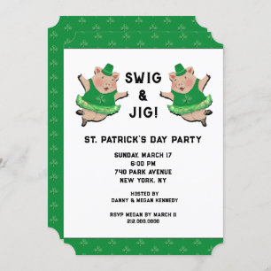 St. Patrick's Day Party Kaart