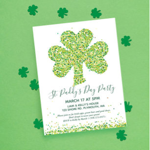 ST. PATRICK'S DAY Party Sharmock Briefkaart