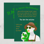 St. Patrick's Day Party Uitnodiging (Voorkant / Achterkant)