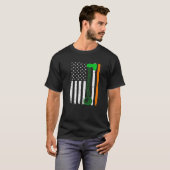 St Patrick's Day Patriotic Woodworking Irish Ameri T-shirt (Voorkant volledig)