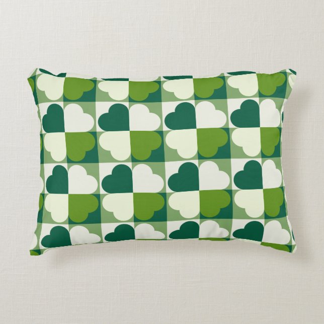St. Patrick's Day Pattern Accent Kussen (Voorkant)