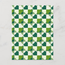 St. Patrick's Day Pattern Feestdagenkaart