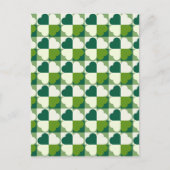St. Patrick's Day Pattern Feestdagenkaart (Voorkant)