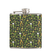 St. Patrick's Day Pattern Heupfles (Voorkant)