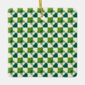 St. Patrick's Day Pattern Keramisch Ornament (Voorkant)